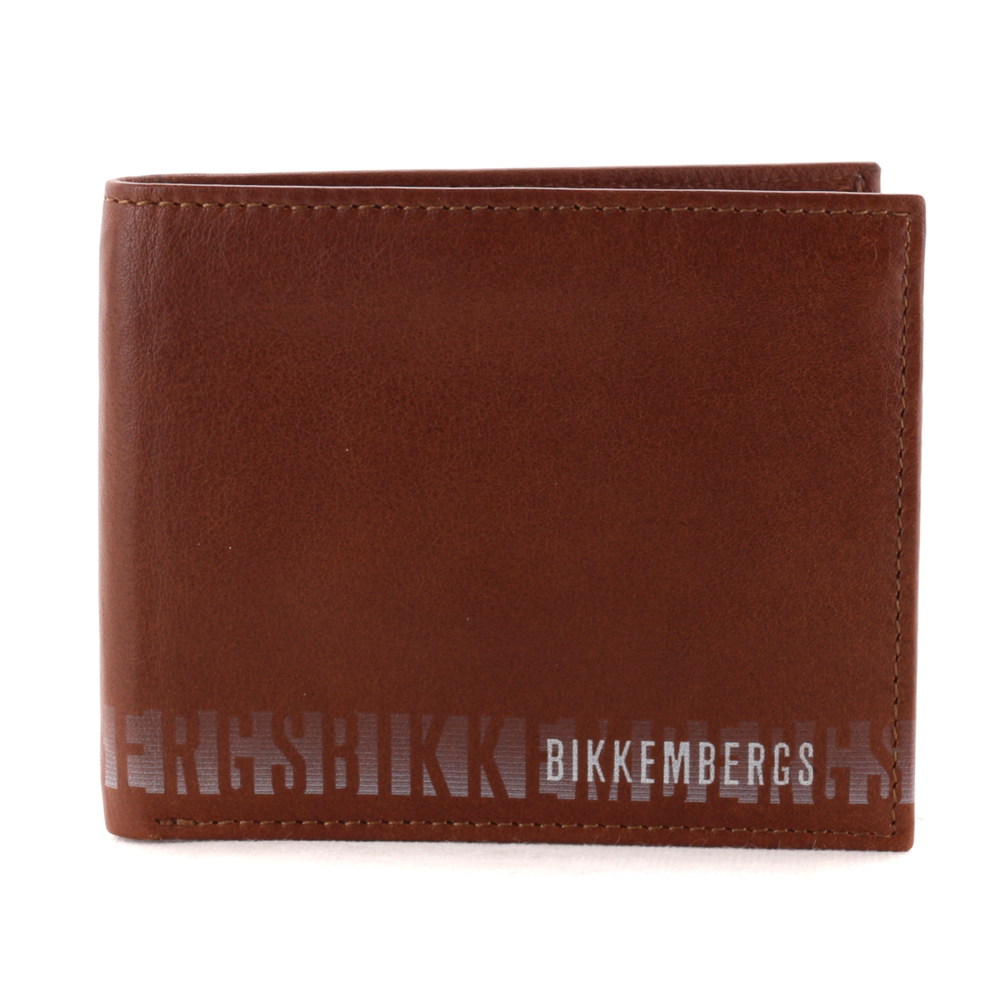 Portemonnaies Bikkembergs Reversed Logo 1F304 028 COGNAC