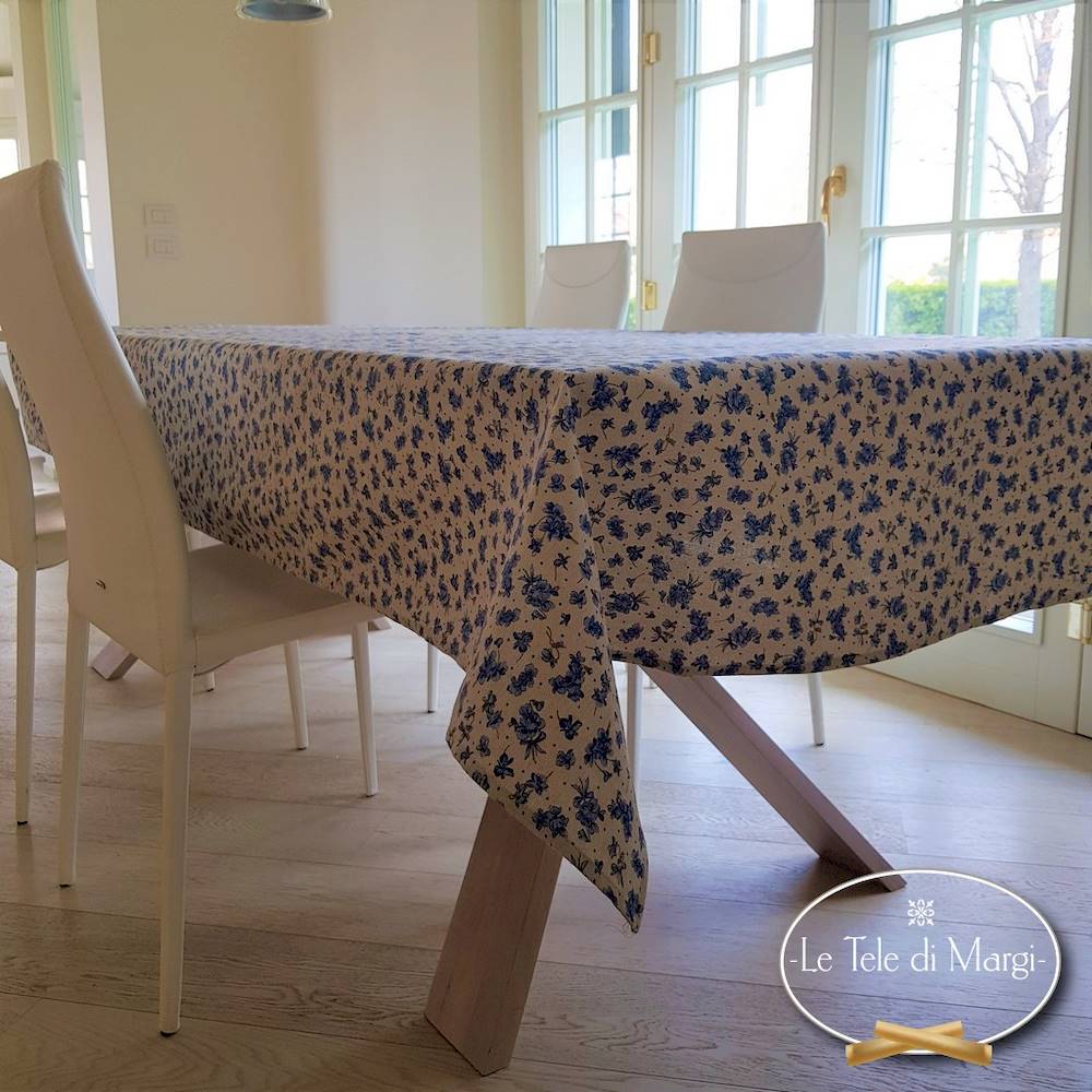 Tovaglia Violette blu 140 X 180