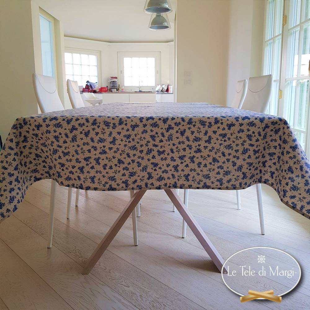 Tovaglia Violette blu 140 X 180