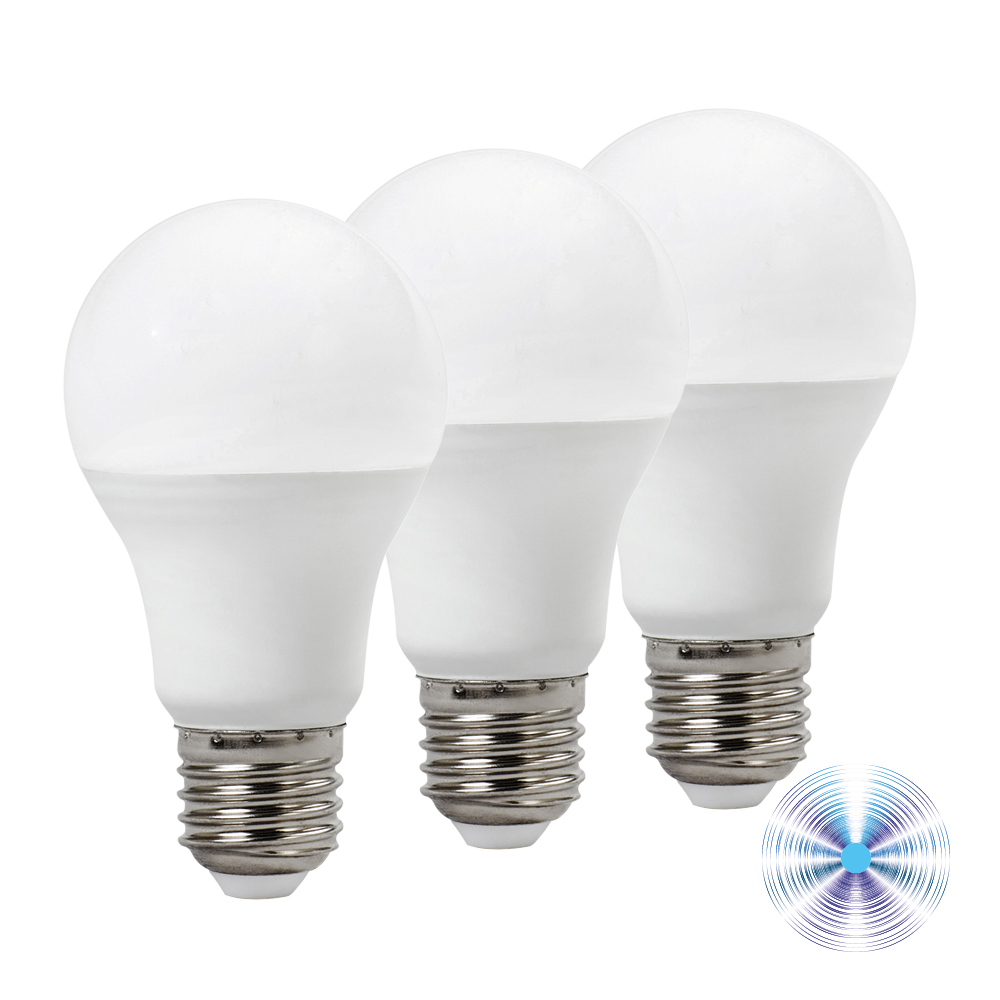 TRIPACK LAMPADINE LED A60 E27 9W 6000K