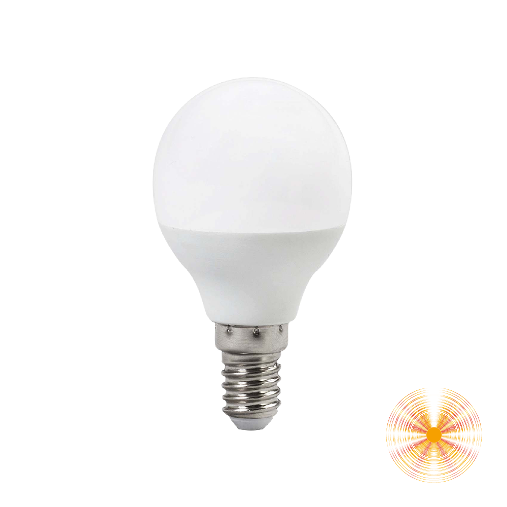 Lucide Illuminazione Lampadina G45 - Bulbo a LED dimmerabile a 3 Step - Ø  4,3 cm - E14