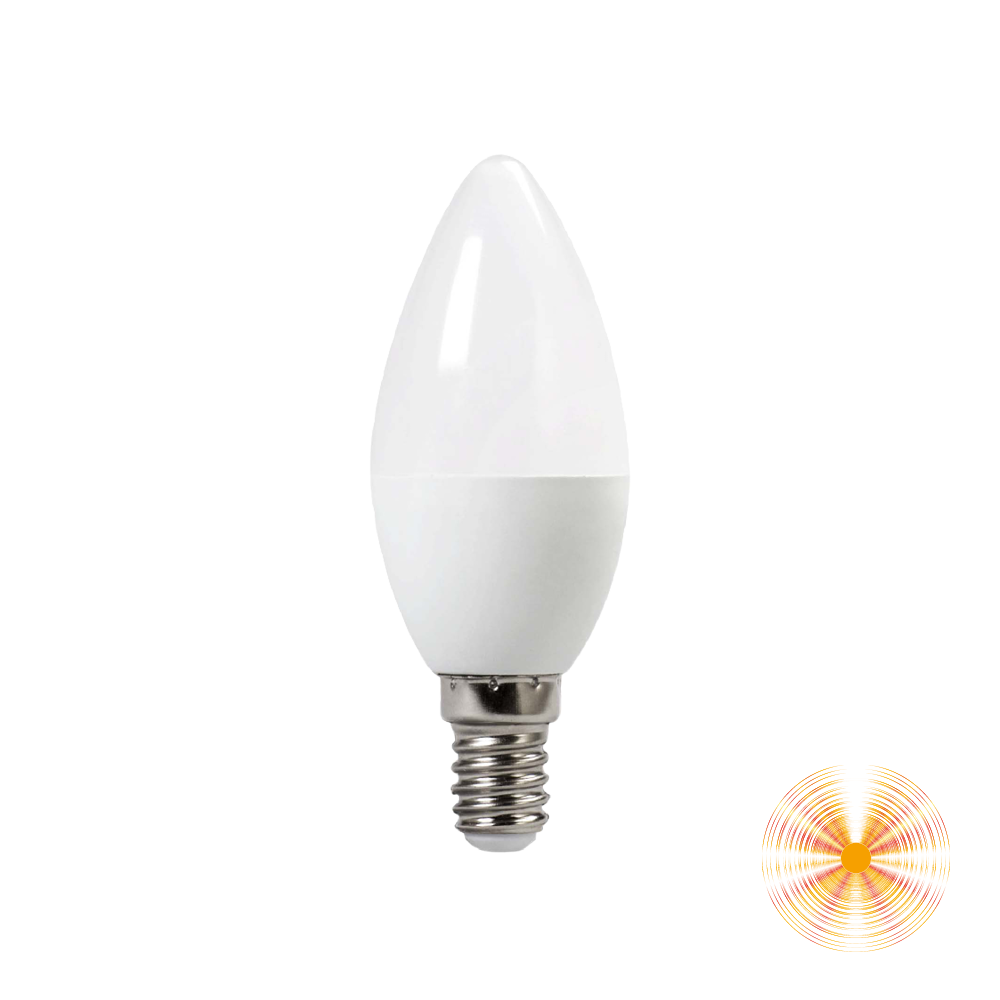 LAMPADINA LED C37 E14 3W 3000K