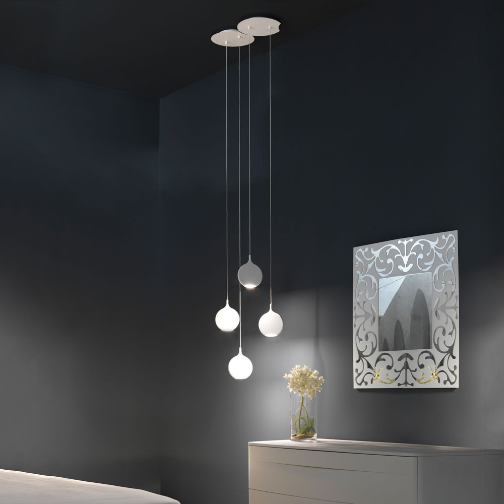 SMASH SOSPENSIONE 2 LUCI BIANCO 14,4W 3000K