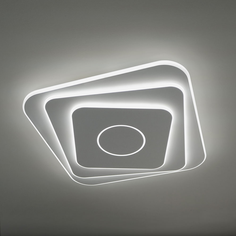 SQUARE 3/S PLAFONIERA BIANCO 38W 3000K - 4000K