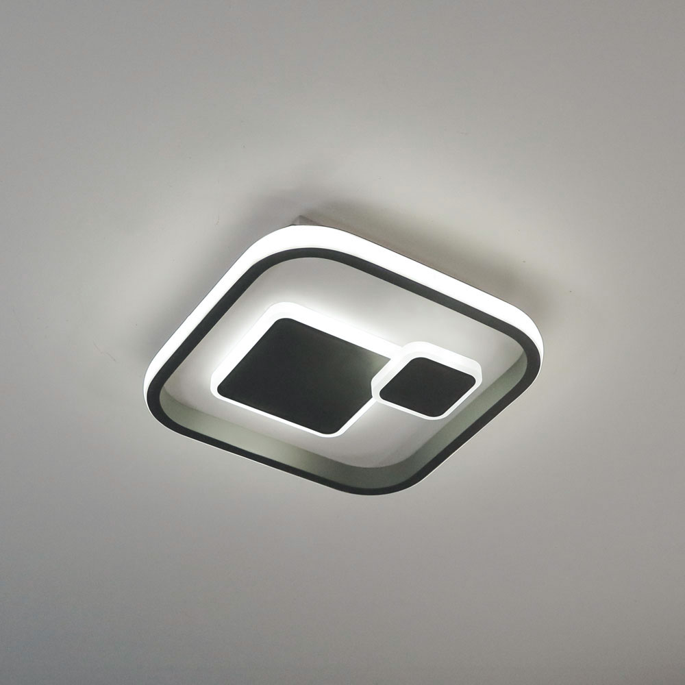 ROILE S PLAFONIERA GRIGIO 20W 3000K - 4000K