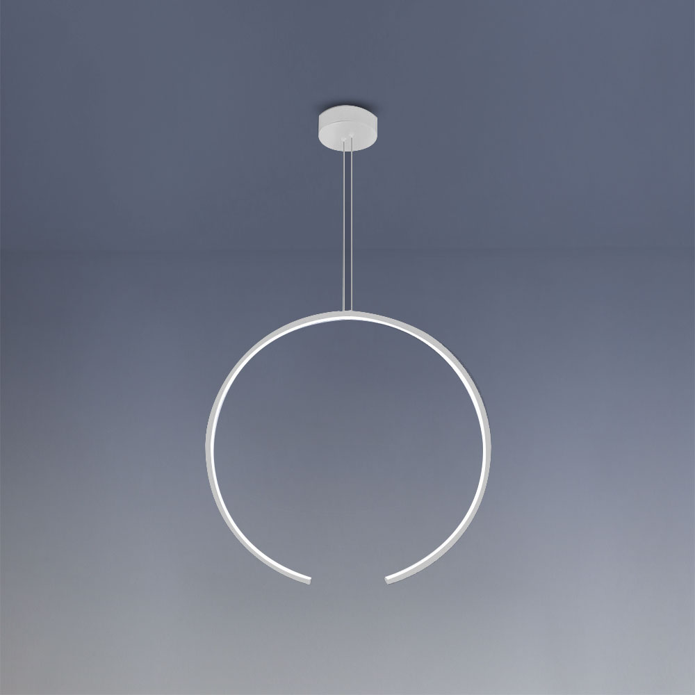 OLYMPIC SOSPENSIONE Ø60 VERTICALE BIANCO 30W 3000K