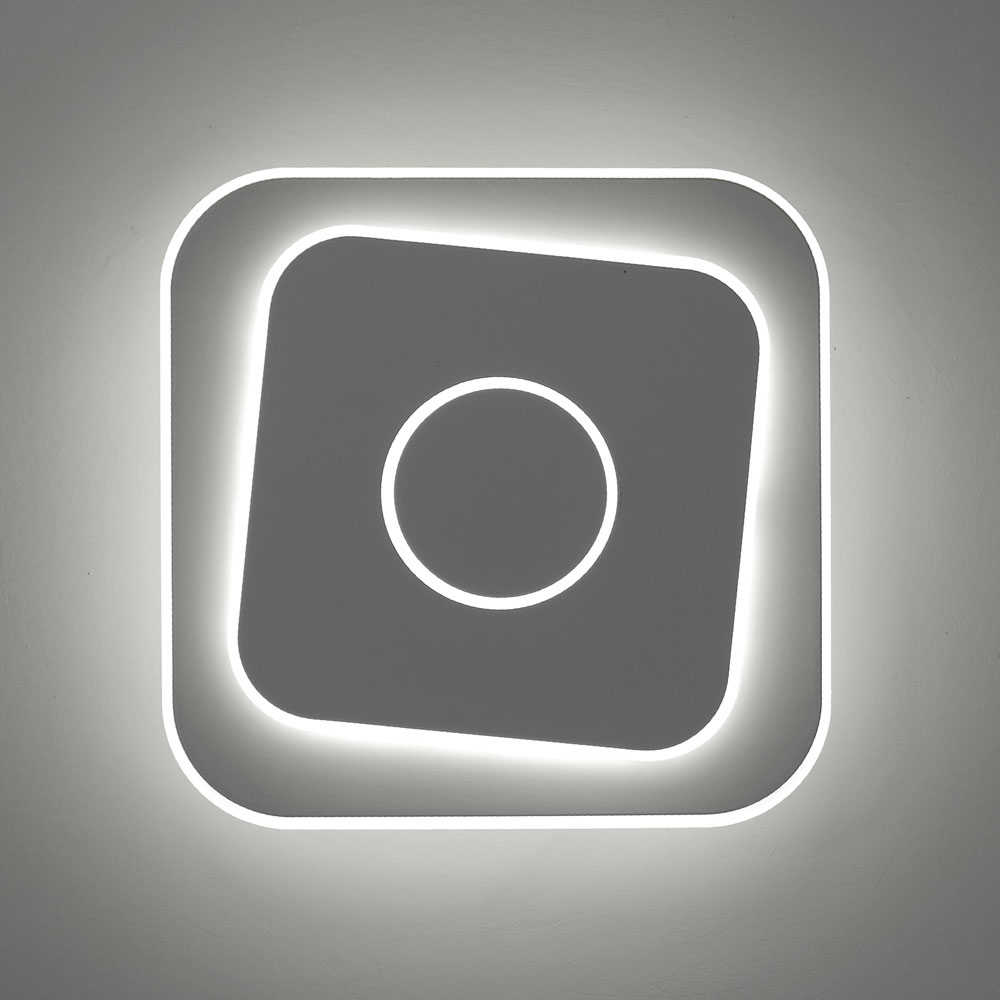 SQUARE 2 PLAFONIERA BIANCO 21W 3000K-4000K