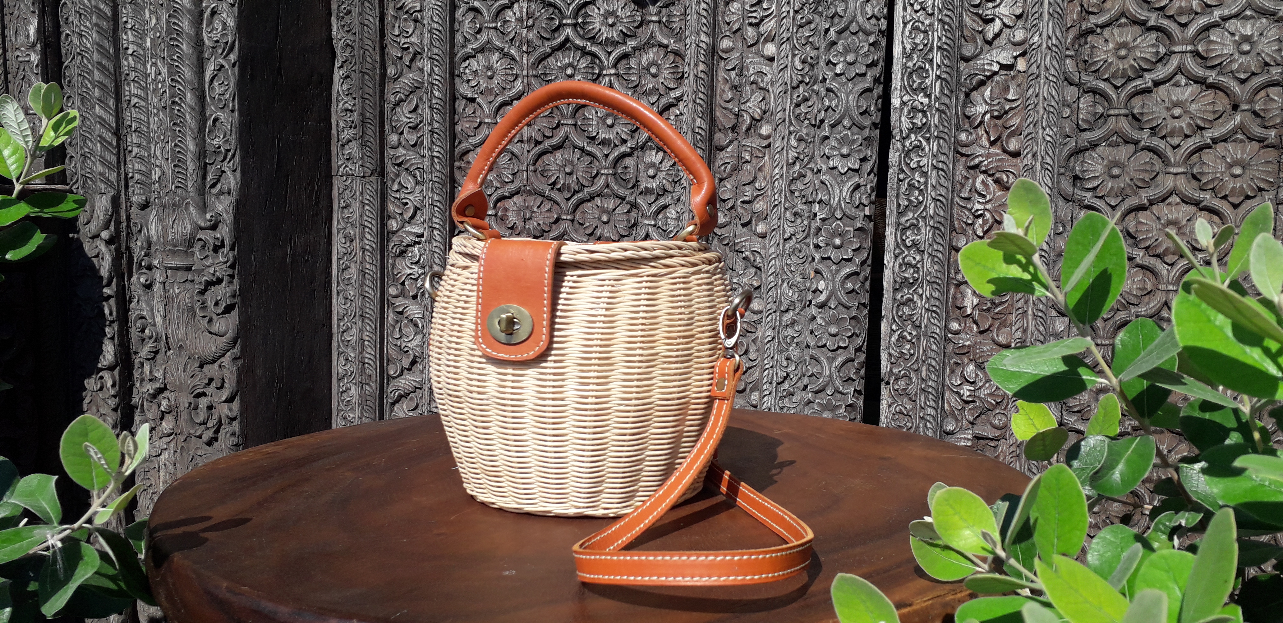 Borse in rattan on sale vintage