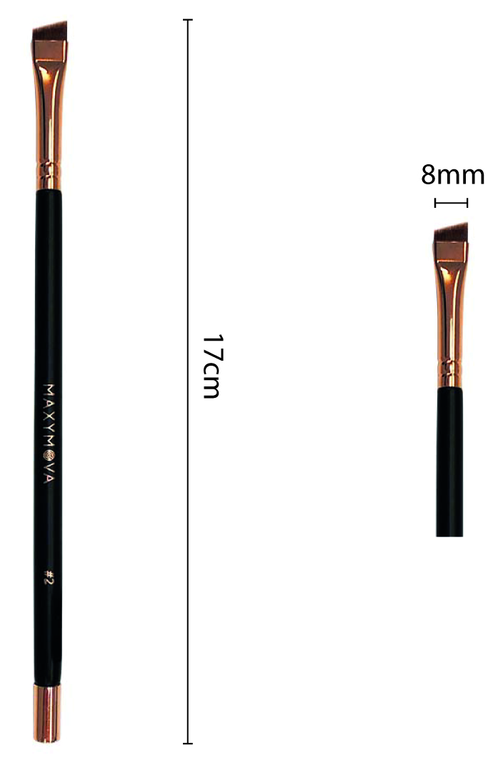 Stylex Pennello Scuola - Numero 2 (EU) - Punta Rotonda, Ghiera Alluminio, Manico In Legno Naturale - Per Acquerello, Acrilico E Tempera