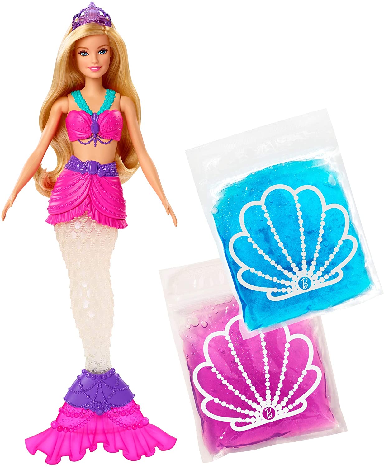 Barbie Dreamtopia Bambola Sirena con Slime Multicolore 3+ Anni