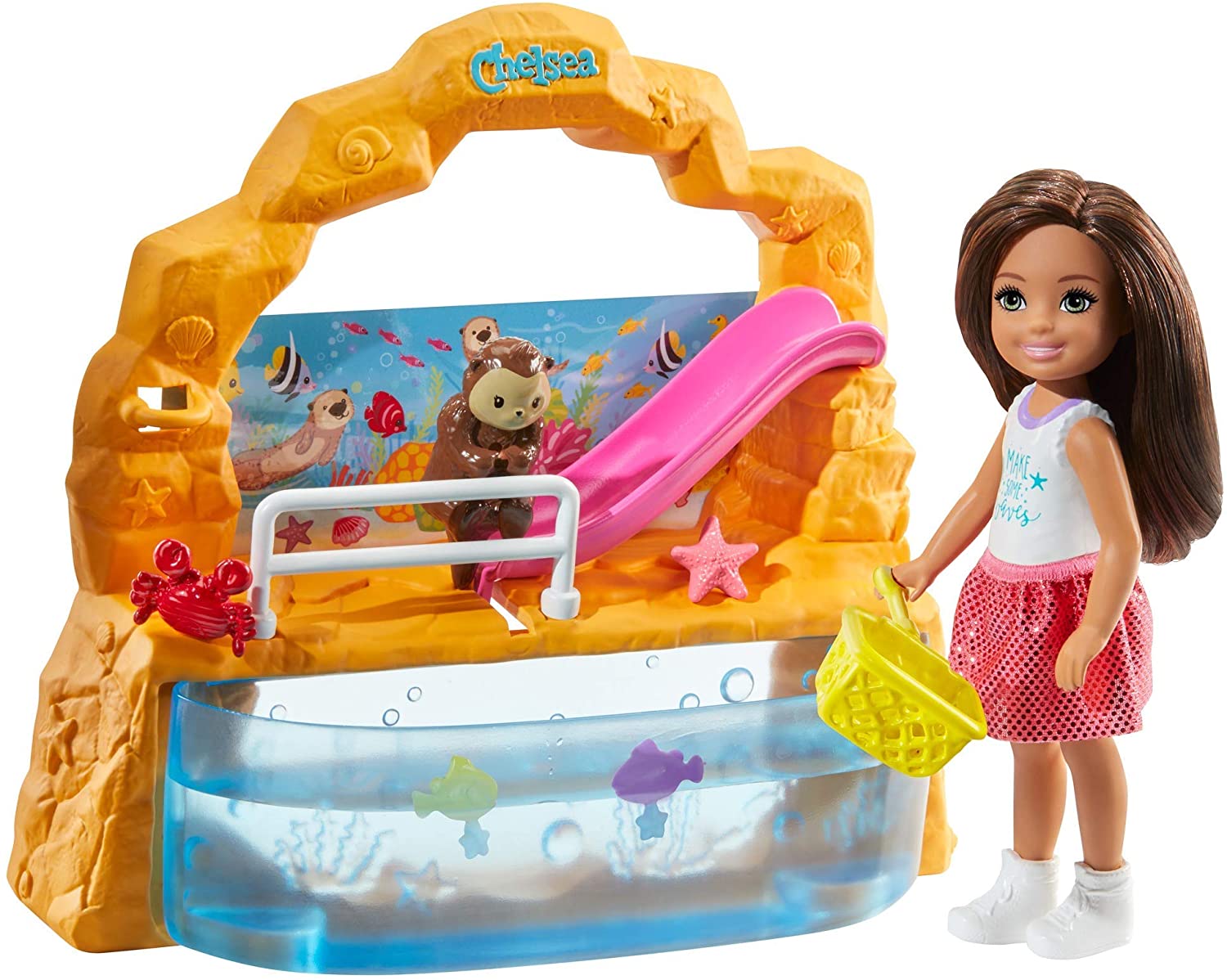 Barbie Chelsea Playset Bambola con Acquario Giocattolo per Bambini 3+ Anni