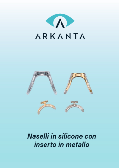 Naselli in silicone con inserto in metallo