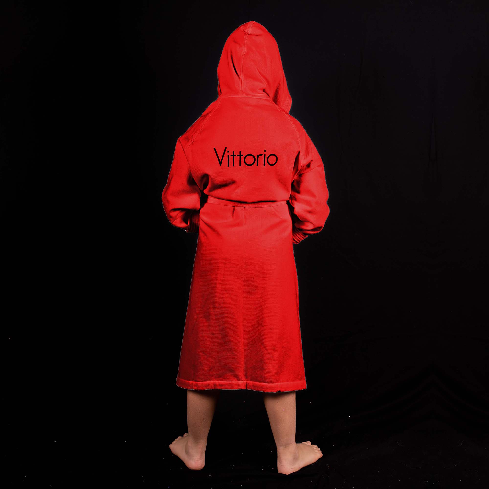 Accappatoio per bambini Sport - Rosso 