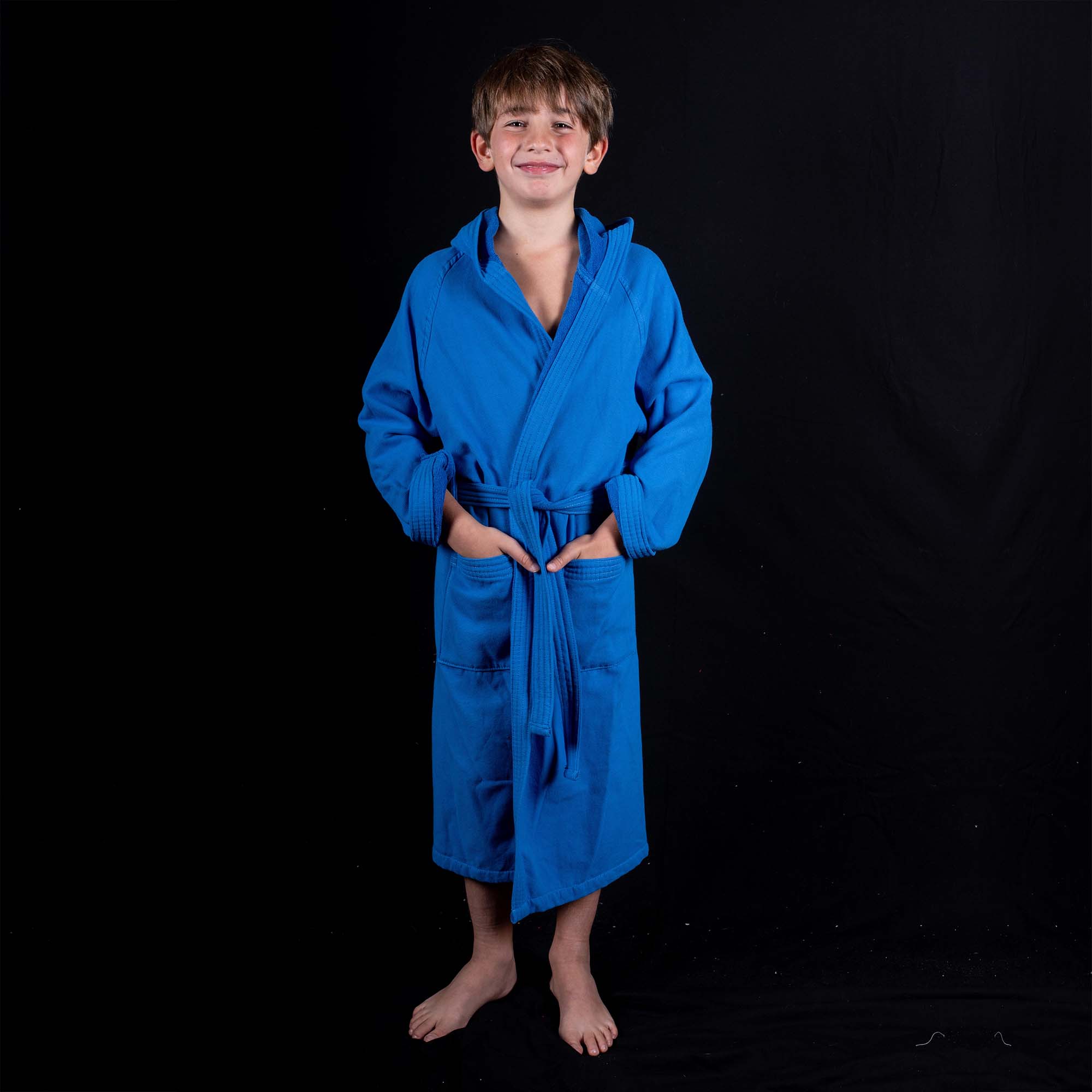 Accappatoio bambini Sport - Blu elettrico rr