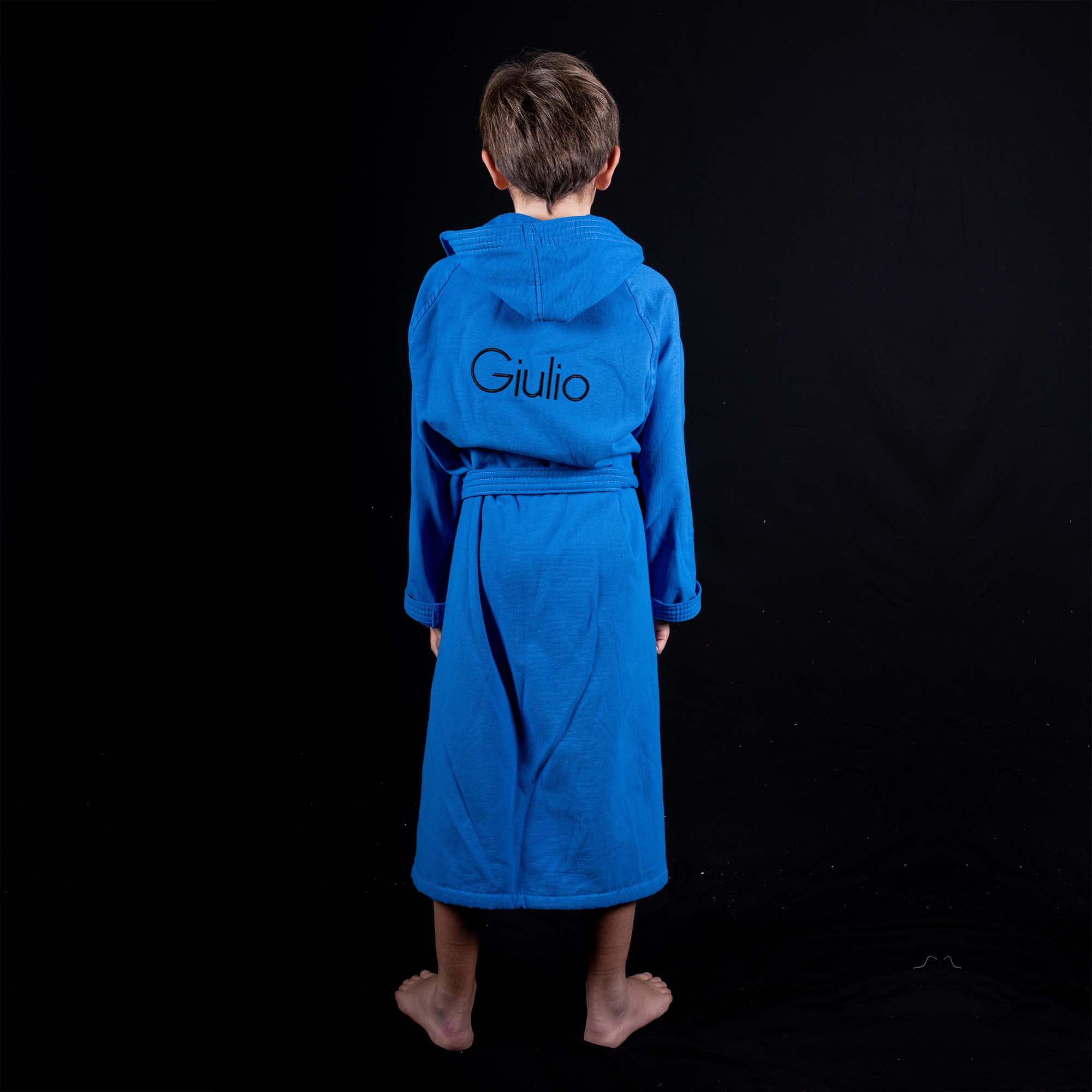 Accappatoio bambini Sport - Blu elettrico 