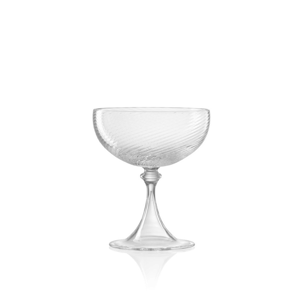 Champagne Cup, Crystal, Murano Glass, NasonMoretti, Table Set