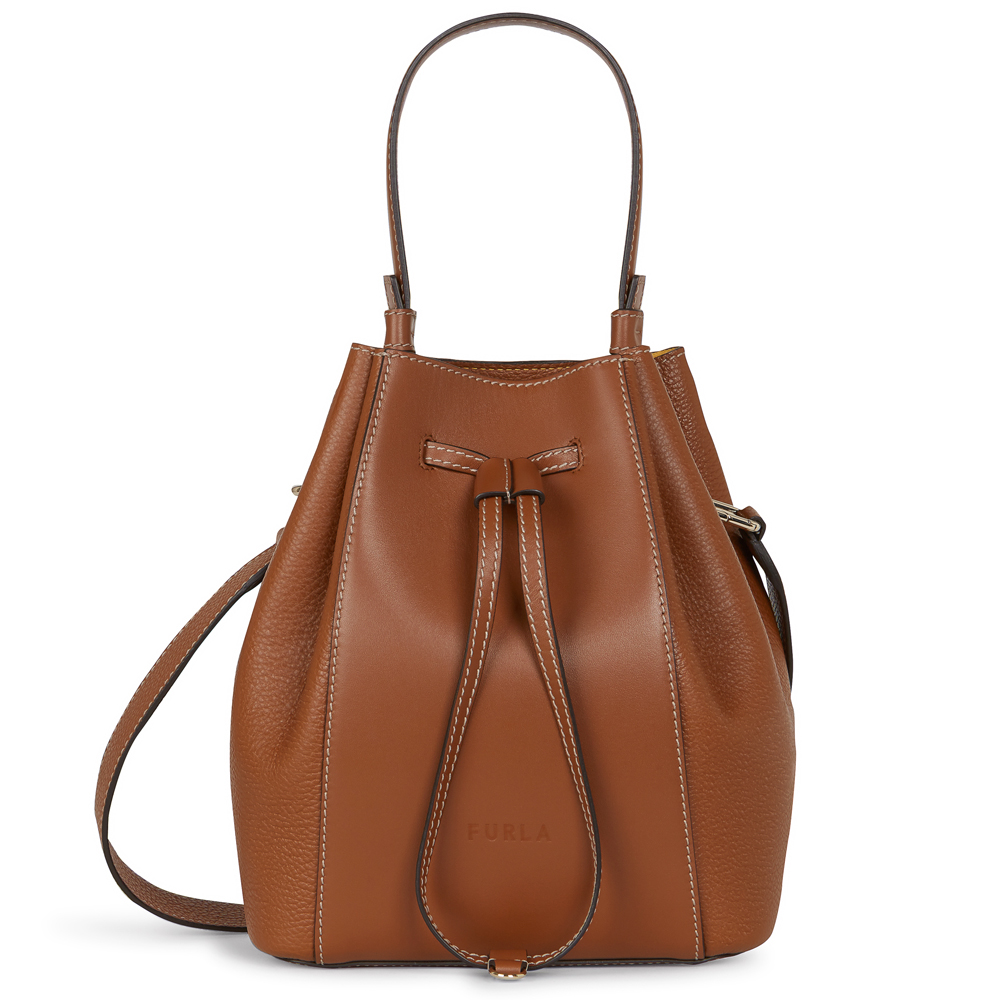 Bucket Bag Mini Cognac H Furla Miastella