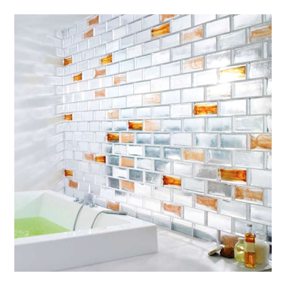 costruzioni con mattoni in vetro