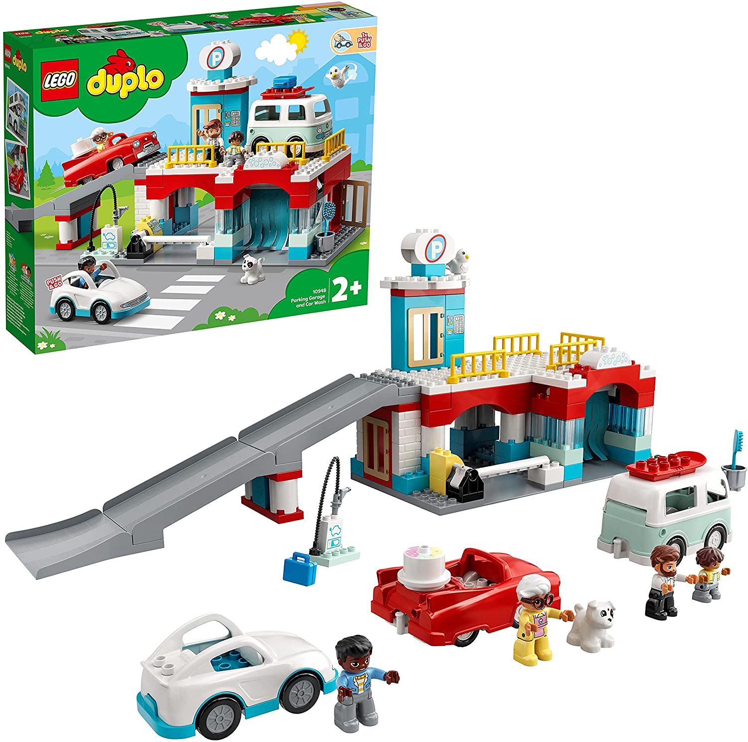 LEGO DUPLO Town Camion e Scavatrice Cingolata, Set di Costruzioni