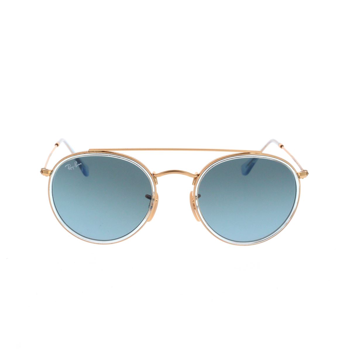 Occhiali da Sole Ray Ban Round Double Bridge RB3647N 91233M