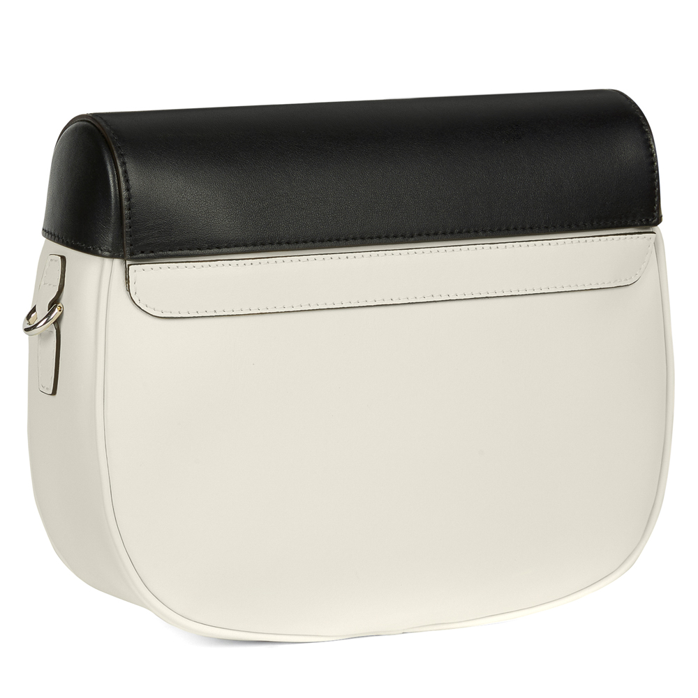 Sac à bandoulière Furla AMAZZONE  WHITE COTTON+NERO
