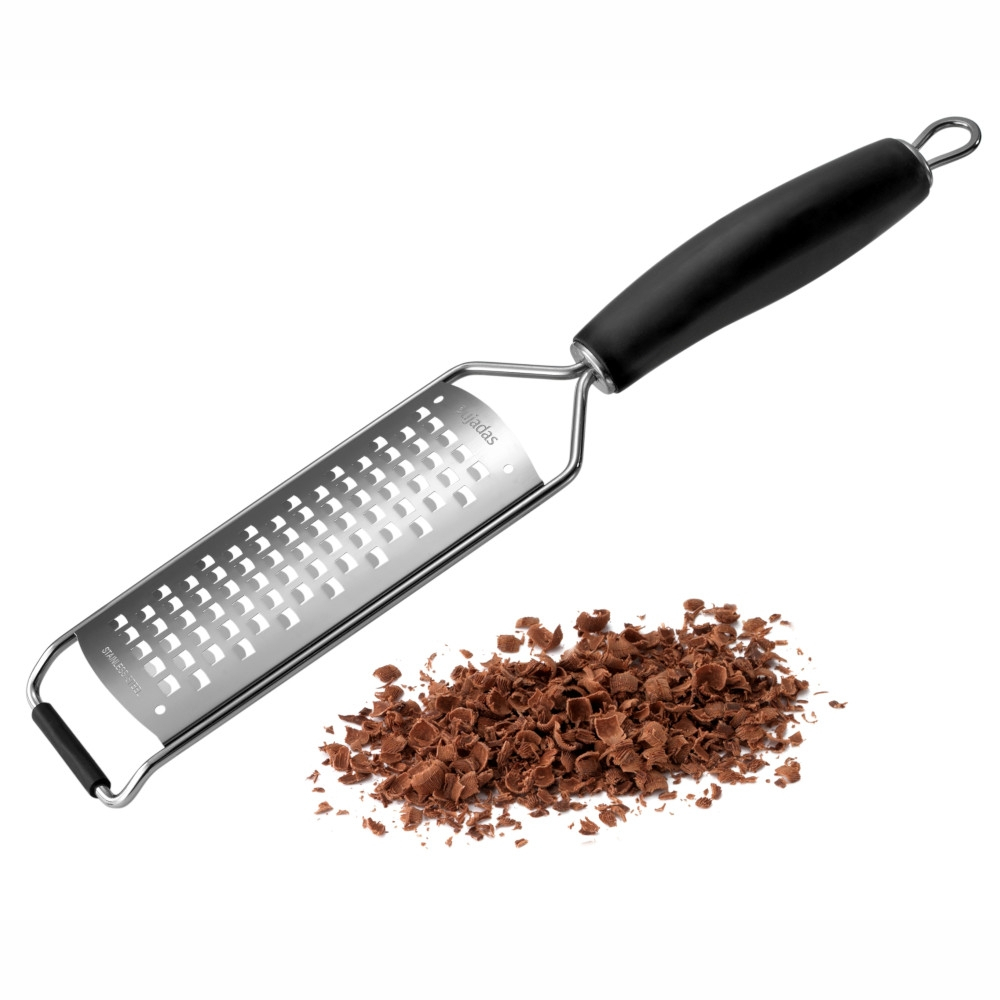 KitchenCraft World Of Flavours Grattugia Per Parmigiano In Acciaio Inox Con Raccoglitore E Manico In Legno Di Bambu 27 5 X 6 X 5 Cm 91433113