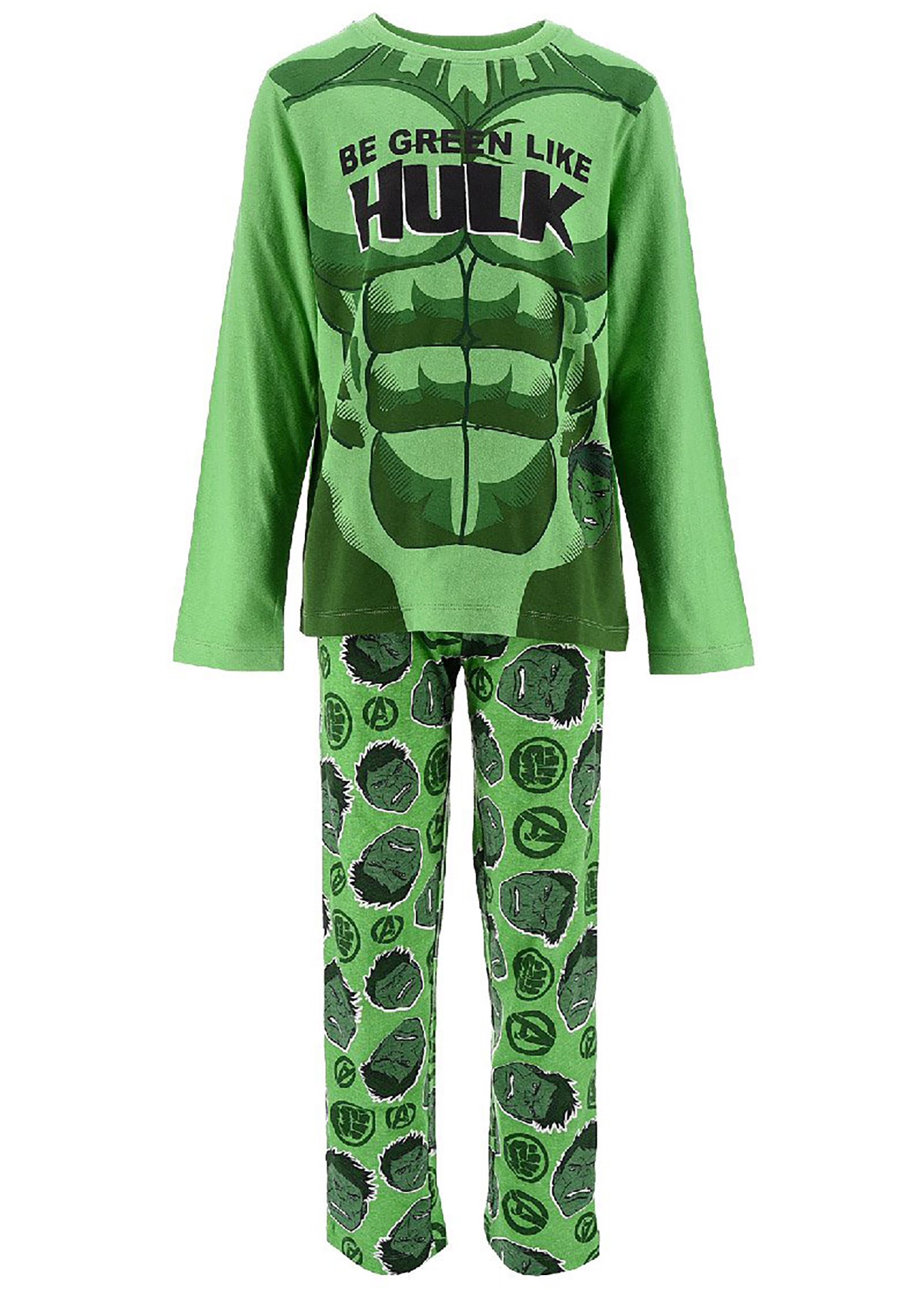 Pigiama Hulk da 4 a 10 anni 100% cotone-2