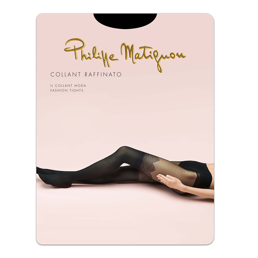 PHILIPPE MATIGNON Collant Velato 20 Den – Colore Nero, Taglia 2/S, Trasparenti E Morbidi
