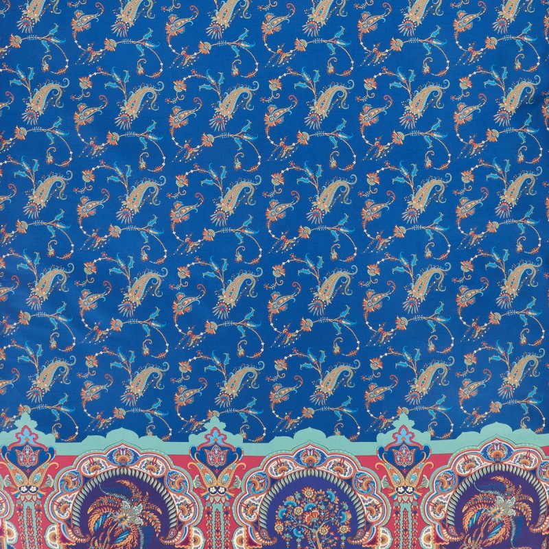 Lenzuola Bassetti matrimoniale completo Granfoulard FABRIANO B1 Blu