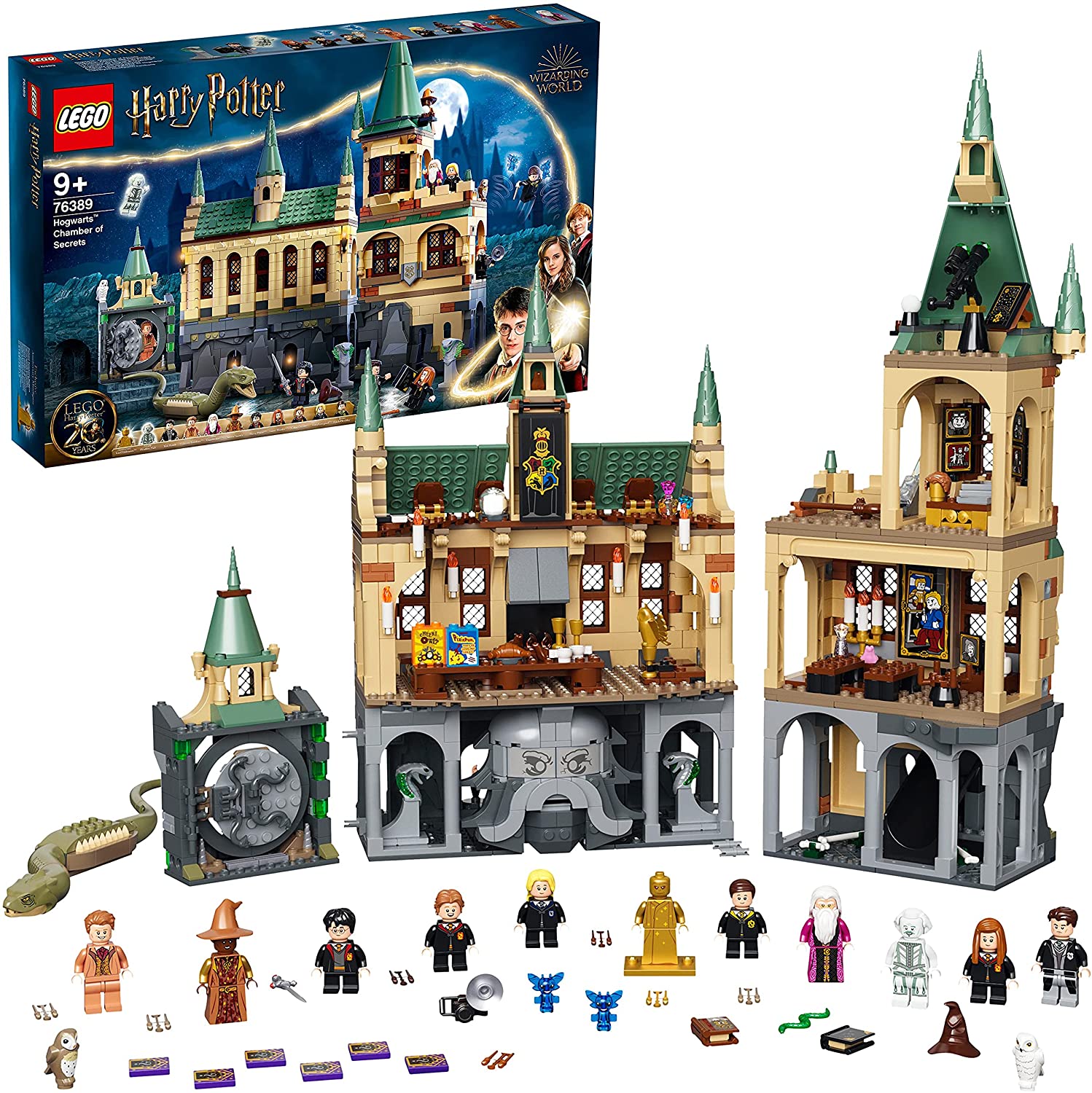 LEGO - City Fire Caserma dei Pompieri su 3 Livelli con 4 Minifigures  Mattoncini Sonori e Luminosi, Set Ricco di Dettagli e Accessori per Bambini  dai 5