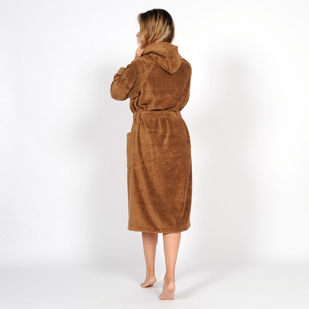Accappatoio Easy Uomo/Donna Personalizzabile - Tabacco 