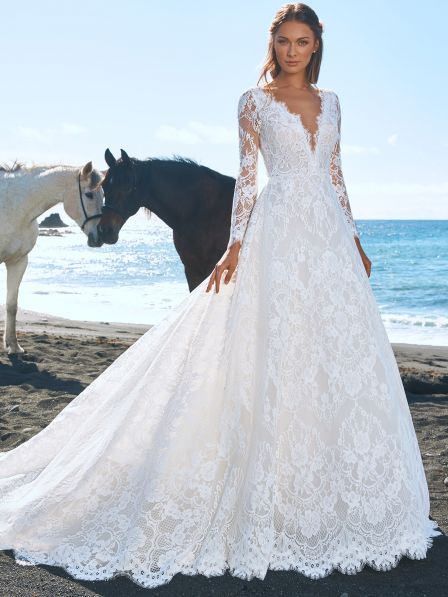 Abiti da shop sposa in pizzo