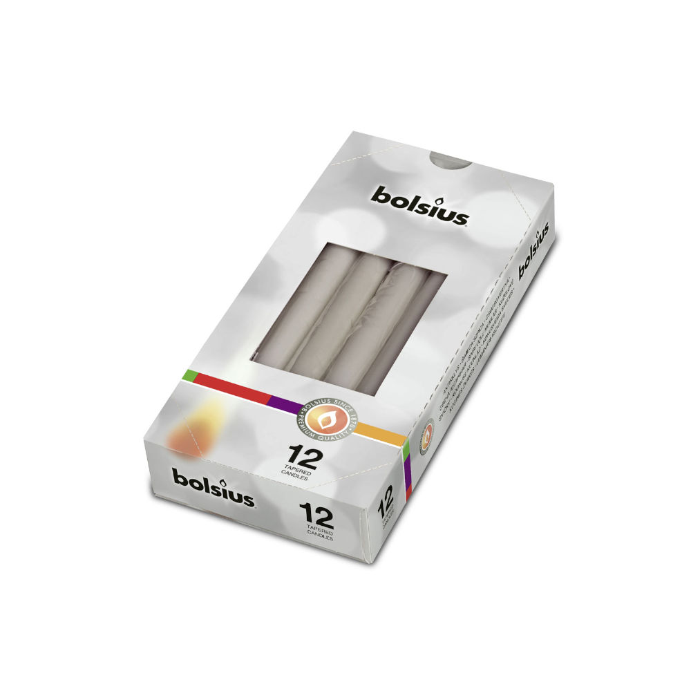 Bolsius - Set di 12 Candele a Stelo Non Profumate e Senza Fumo, per  Matrimoni, Decorazioni, Cerimonie BOLSIUSX12 Brichouse Caiazzo