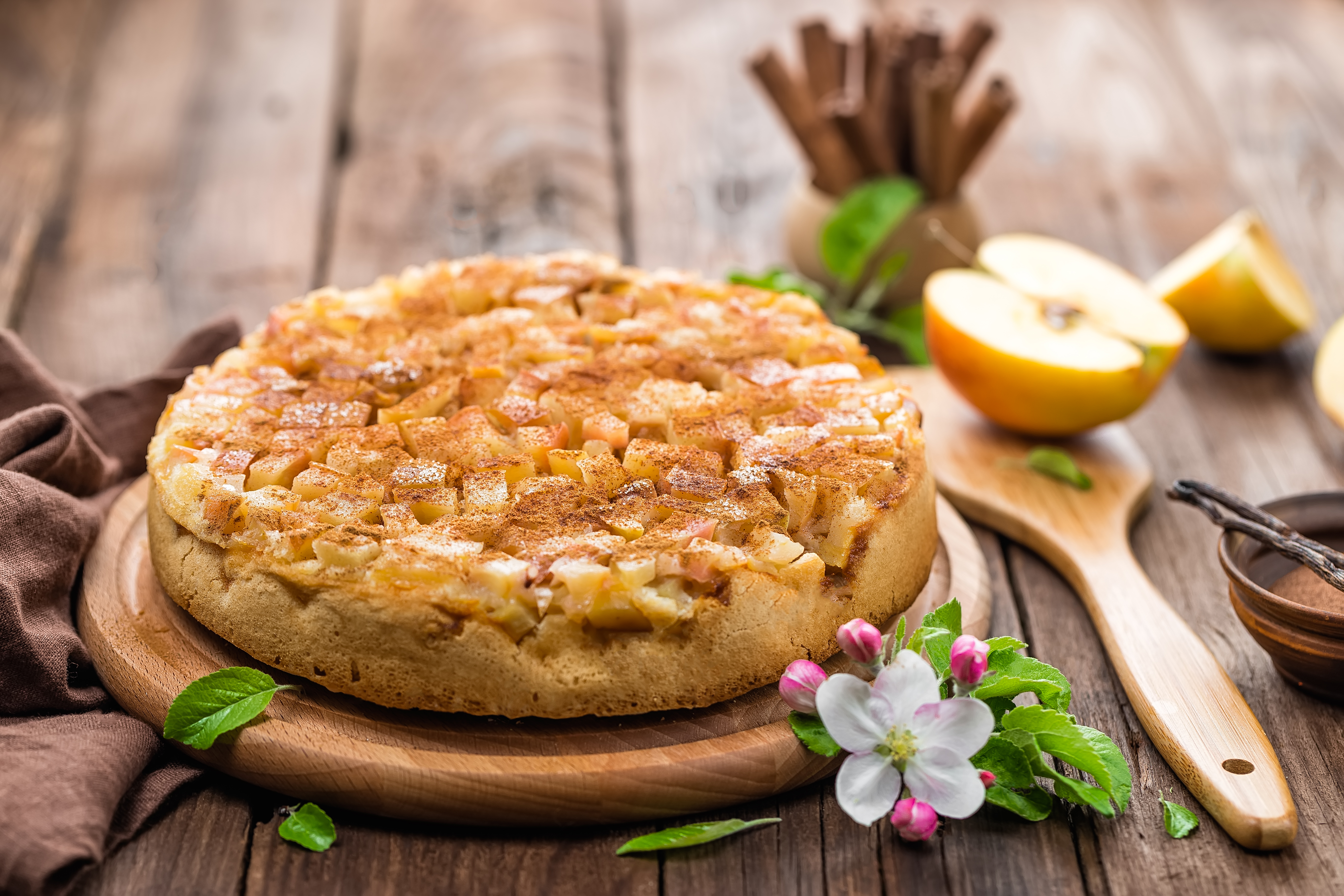 Torta mele fresche e miele – Villa Lori Gastronomia