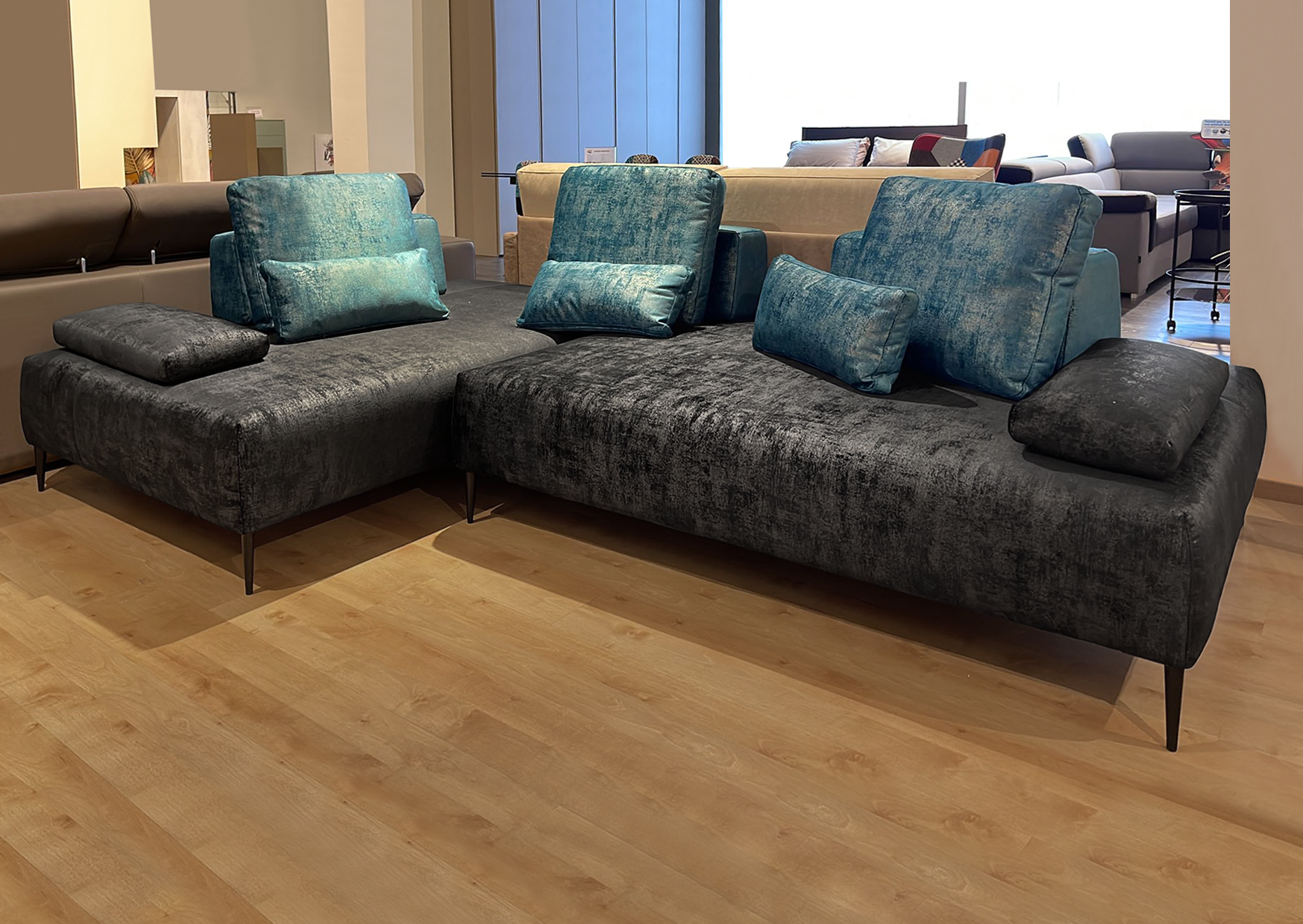 DIVANO PRESTIGE CON PENISOLA SX | BM DESIGN 