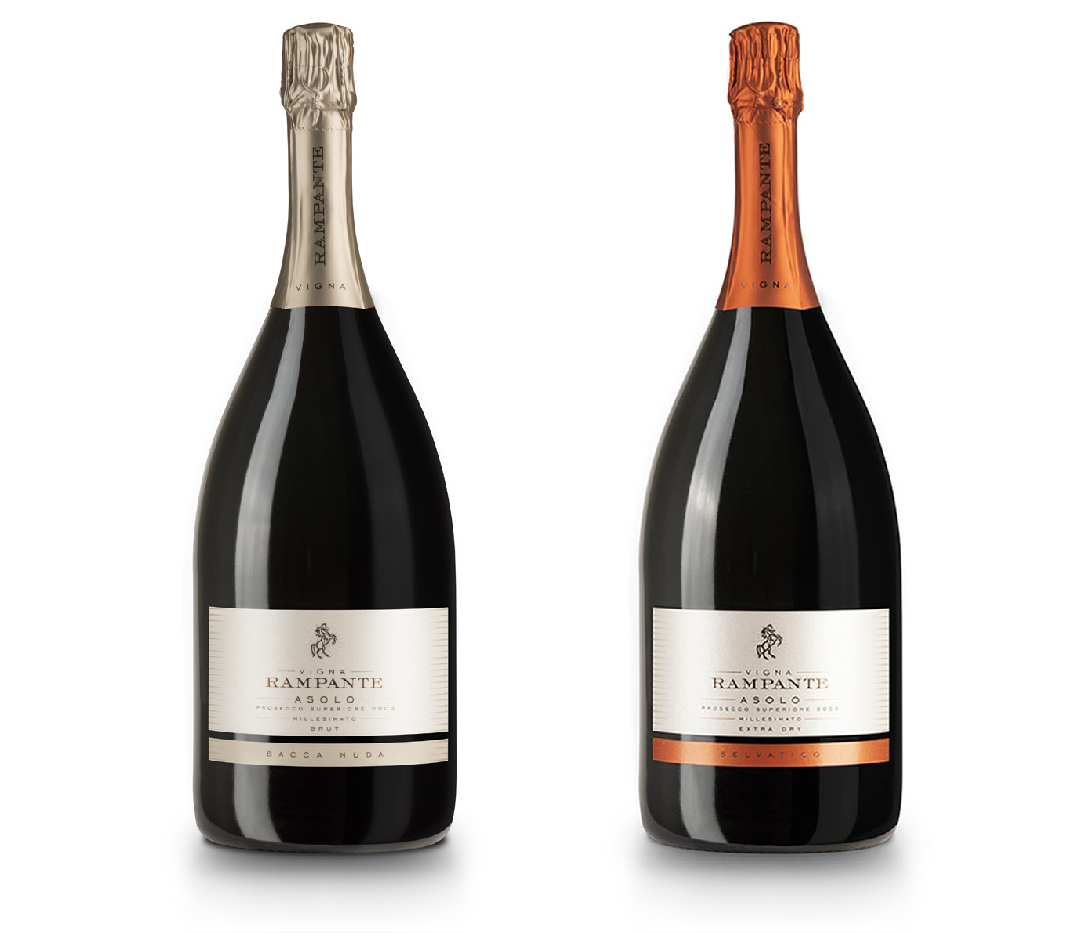 Magnum Asolo Prosecco Superiore DOCG Millesimato Extra Dry e Brut