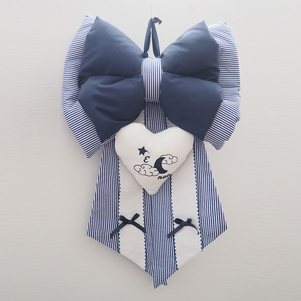 Fiocco nascita azzurro