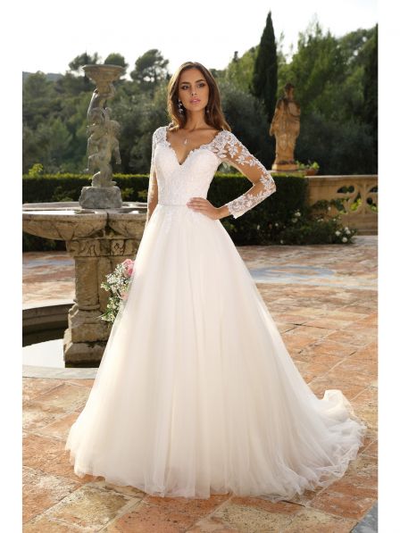 Abiti da sposa hot sale con maniche