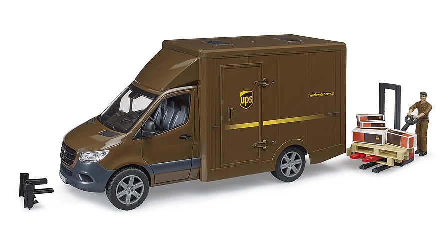 Bruder 02678 Mercedes Ben Sprinter UPS furgone corriere consegne