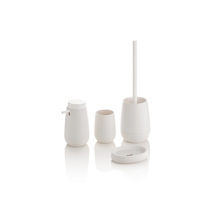Set accessori bagno bianchi moderni