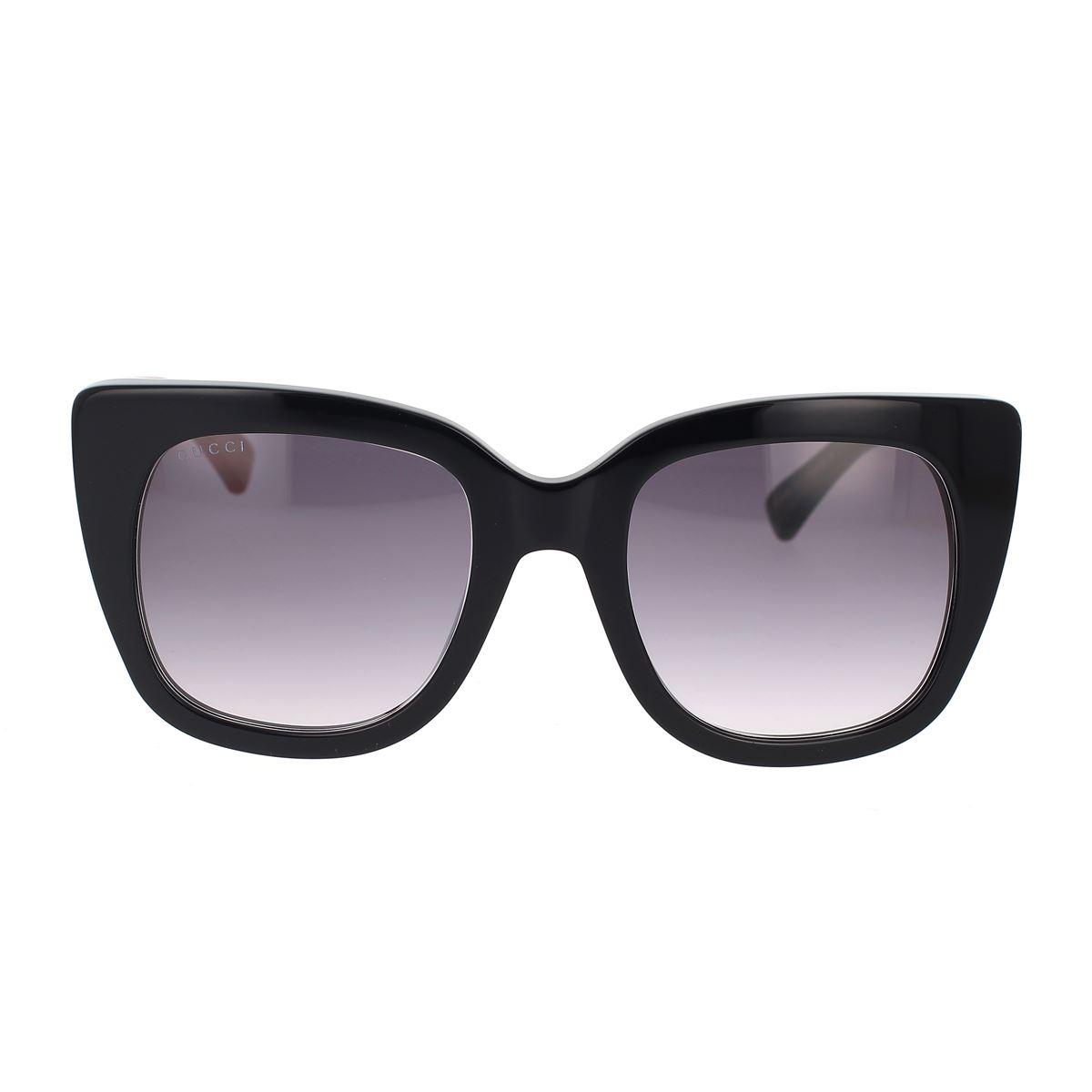 Occhiali da sole cat-eye con morsetto Donna, Nero