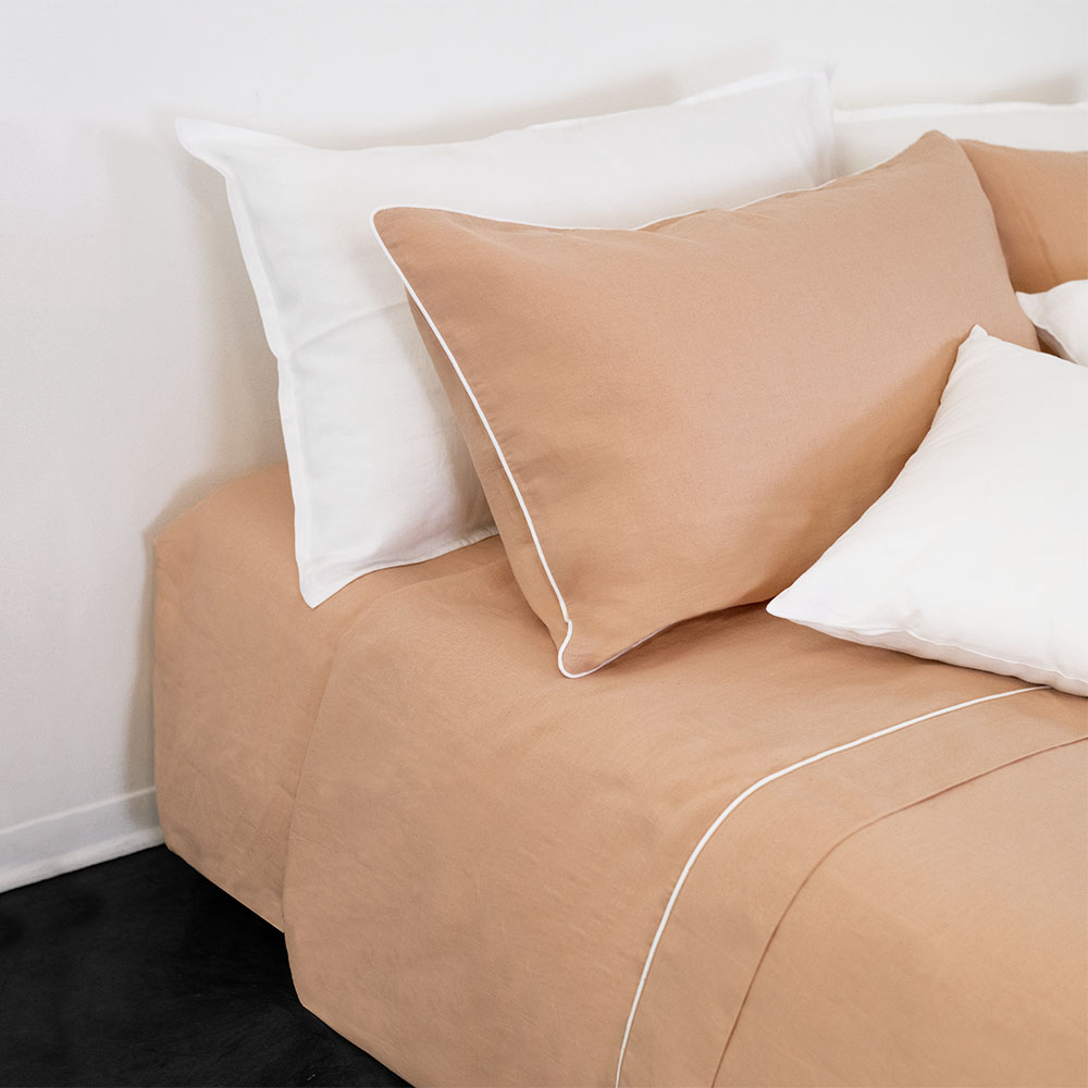 Completo Letto in lino una piazza e mezzo