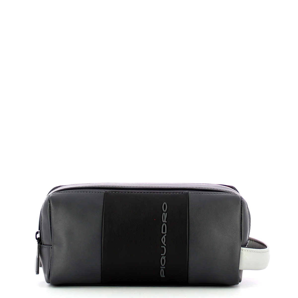 Piquadro BEAUTY BASICO IN PELLE GRN BY3880UB00 Grigio/Nero