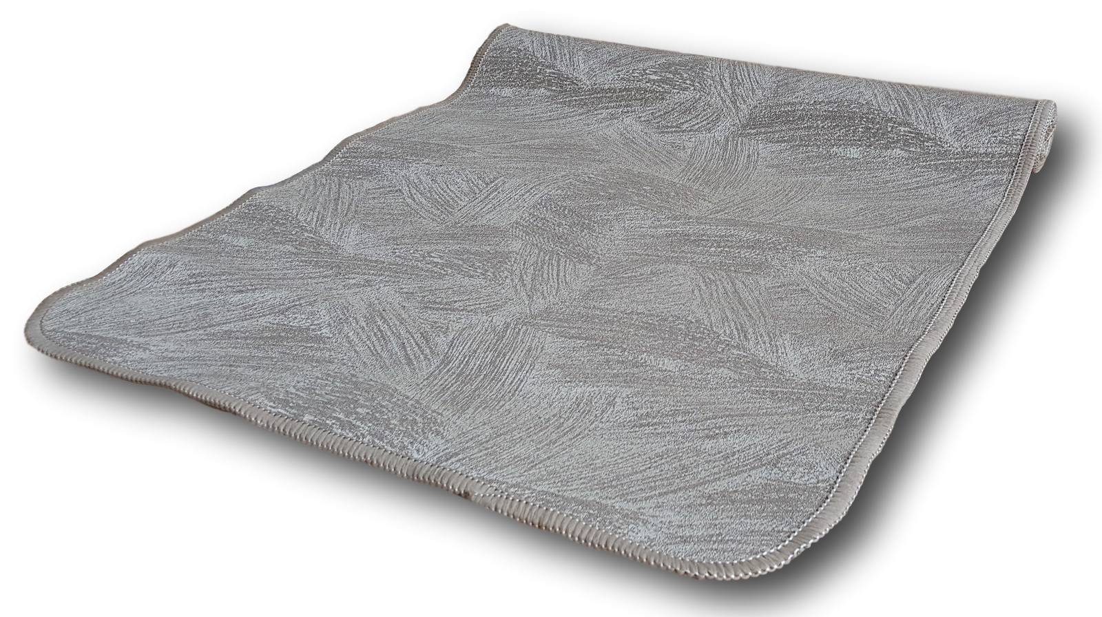 Tappeto da bagno o cucina 50 x 80 cm antiscivolo in cotone beige - Linea  Runner