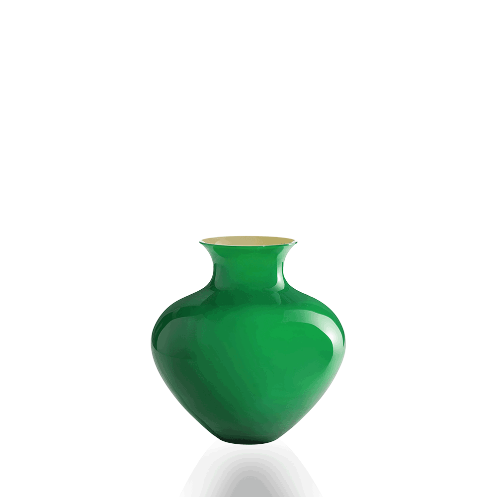 Vaso Verde Vetro di Murano, NasonMoretti Vetri Miniantares, Decor