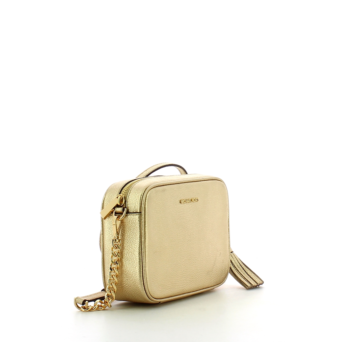 Michael Kors MINIBAG JET SET MD CAMERA BAG 740 32F7MGNM6M PALE GOLD