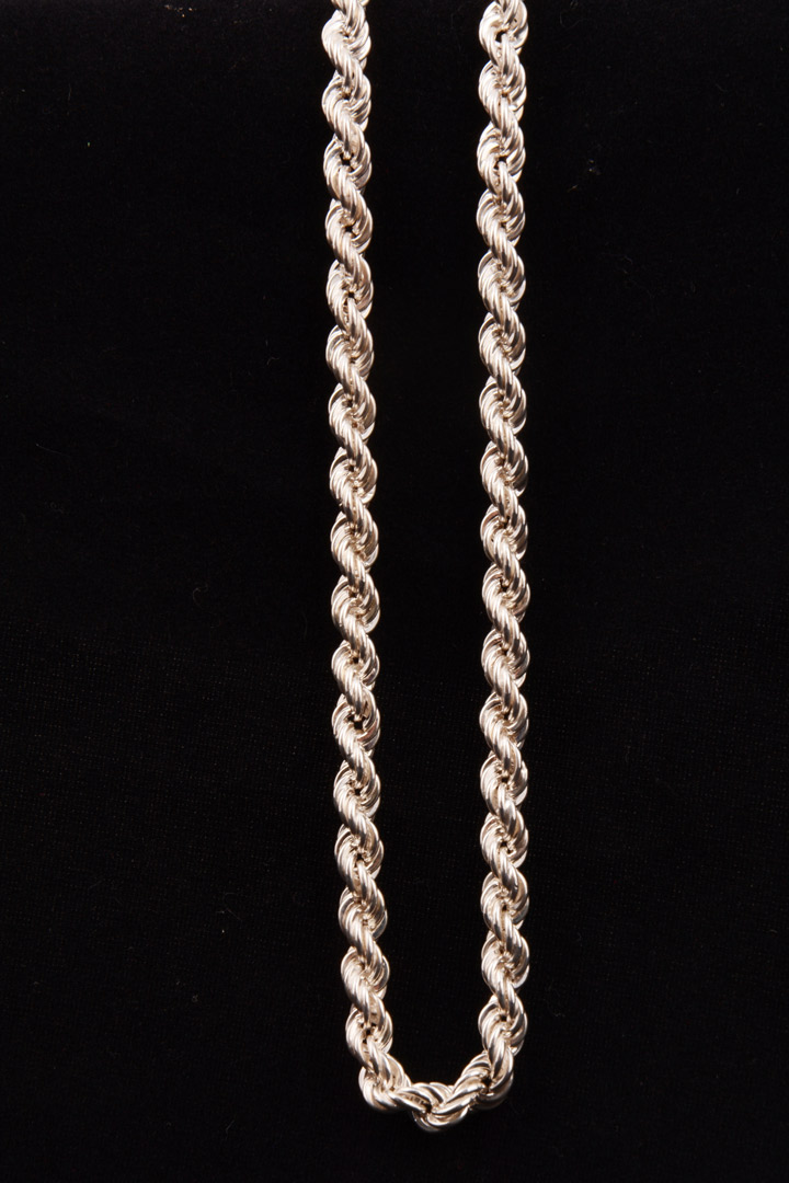 Catena per Croce Pettorale in Argento 7748 cm 80