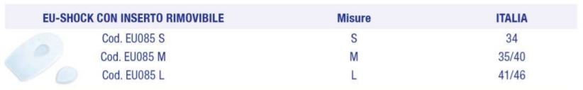 EU-SHOCK CON INSERTO RIMOVIBILE