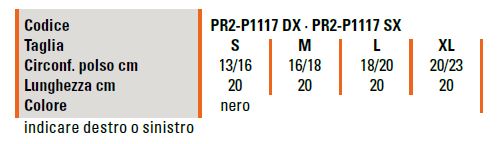 IMMOBILIZZATORE PER POLSO CON PRESA POLLICE POLFIT 17 