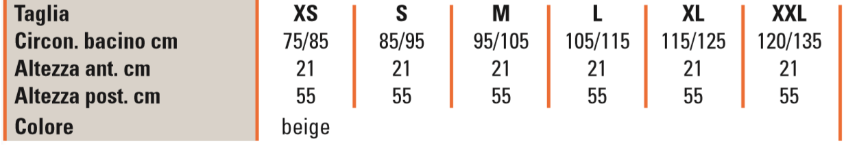 BUSTO ORTOPEDICO SEMIRIGIDO SAT DORSO-LOMBARE CON SPALLACCI